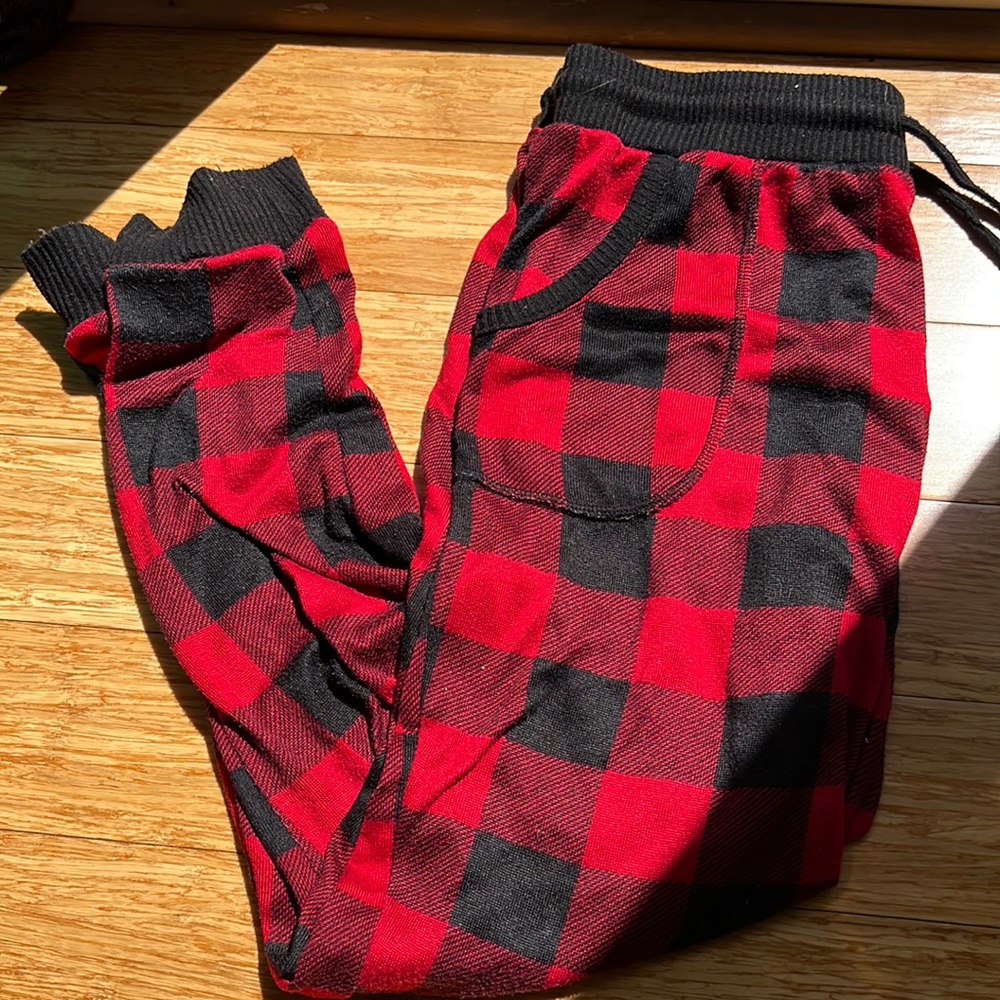 Plaid pajama pants